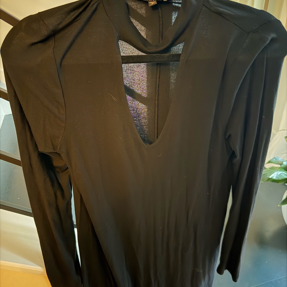 Express Elegant Black Top